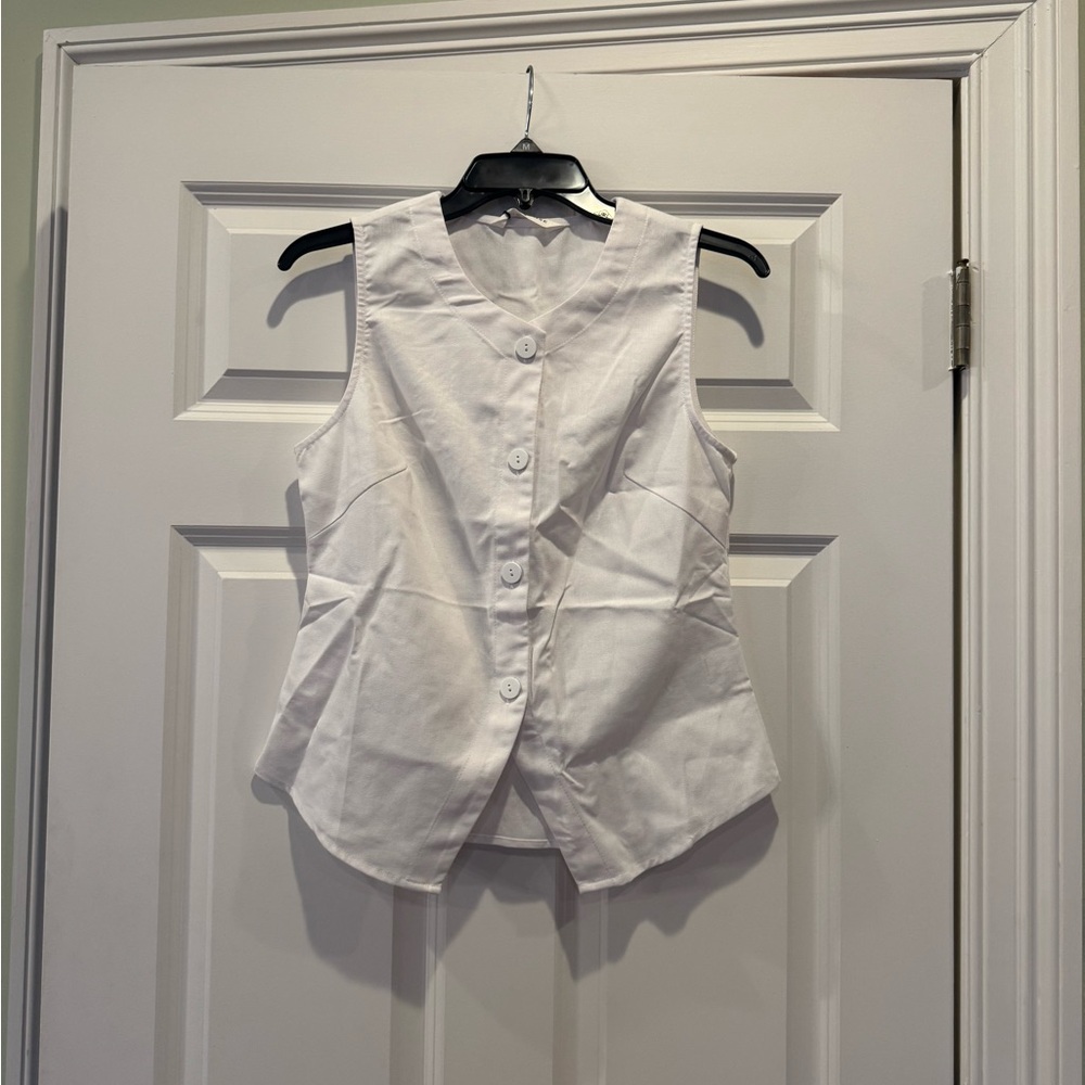 Commense Button Up Tank Top